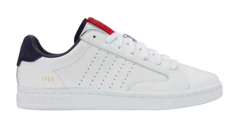 KSwiss Sneaker Lozan Klub LTH (Vollleder) 2025 weiss/blau/rot Herren